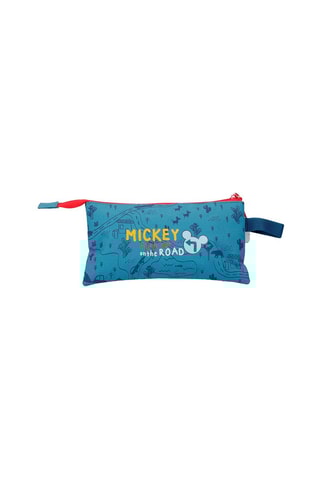 Estojo Mickey Mouse Disney Azul e vermelho