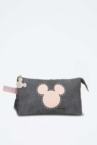 Estojo Mickey Disney - Preto e rosa