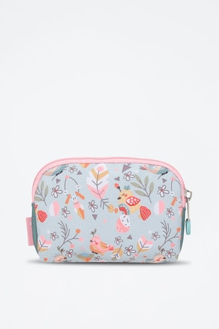 Estojo Tropical Love - Turquesa e rosa