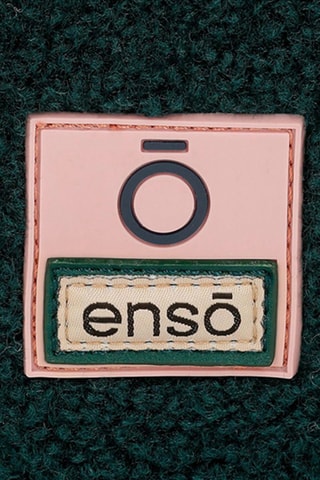 Estojo duplo - Rosa-escuro e verde-pinheiro