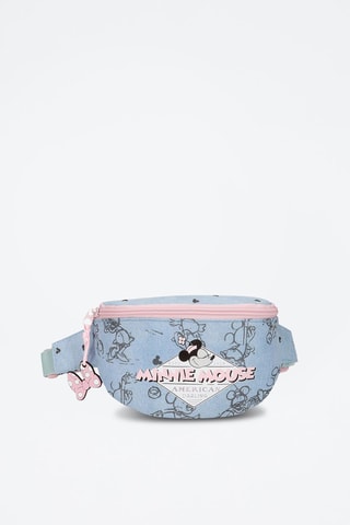 Bolsa de cintura Minnie Disney - Azul e rosa