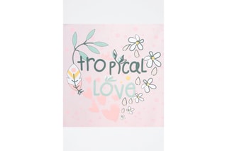 Mala bowling Tropical Love - Rosa e azul
