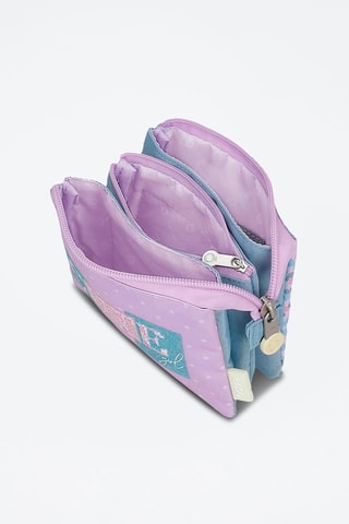 Porta-moedas Cute Girl Enso - Violeta e azul