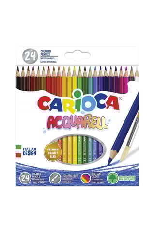 24 lápis aquarelas - A partir dos 3 anos