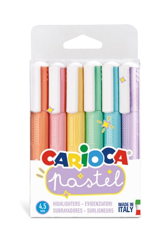 6 marcadores Pastel - 5 mm