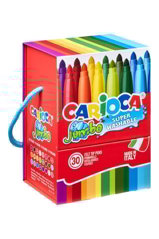 30 canetas de feltro Jumbo - 24 cores