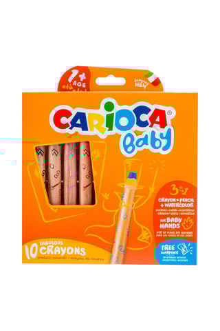 10 lápis de cor  - A partir de 1 ano