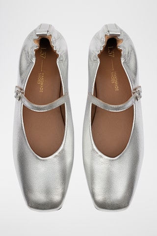 Nubuck Mary Janes Luxes Strides - Zilverkleurig 