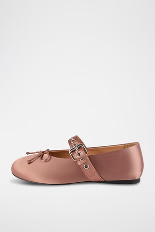 Satijnen Mary Jeans Forgive and Forget - Roze 