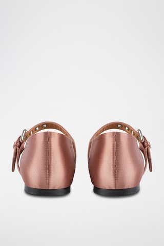 Satijnen Mary Jeans Forgive and Forget - Roze 