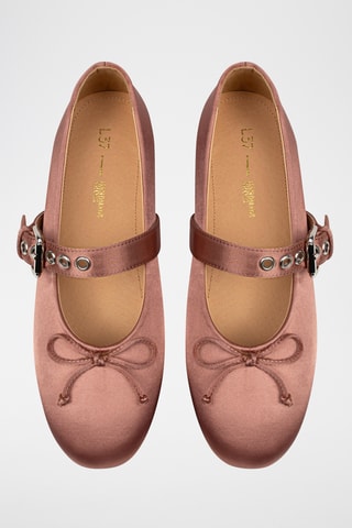 Satijnen Mary Jeans Forgive and Forget - Roze 