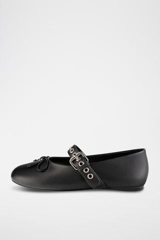 Leren Mary Jeans Forgive and Forget - Zwart