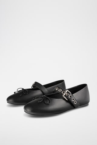 Leren Mary Jeans Forgive and Forget - Zwart