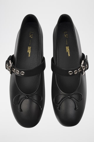 Leren Mary Jeans Forgive and Forget - Zwart