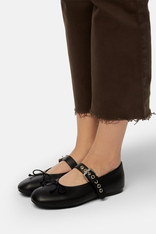 Leren Mary Jeans Forgive and Forget - Zwart