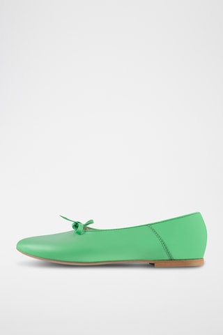 Leren Ballerina’s Find the Way - Donkergroen
