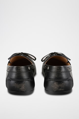 Leren Bootschoenen Slow Life - Zwart