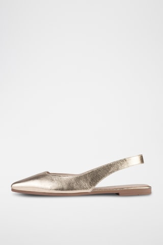 Leren Ballerina's Westcoast - Goudkleurig