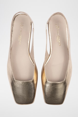 Leren Ballerina's Westcoast - Goudkleurig