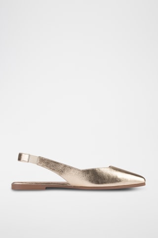 Leren Ballerina's Westcoast - Goudkleurig