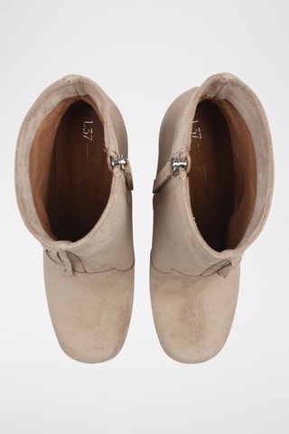 Nubuck Enkellaarzen Crazy in the Night - Beige