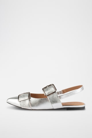 Nubuck Sandalen Rodeo Drive - Zilverkleurig 