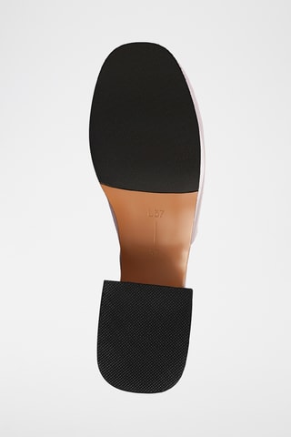 Leren Mary Janes met Hak Ultraviolet - Paars