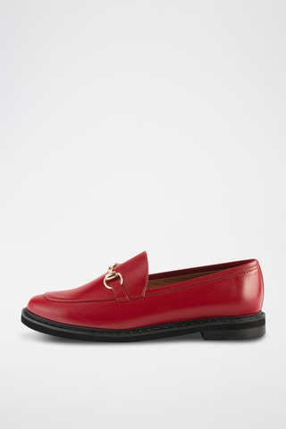 Leren  Mocassins Long Way To Go - Rood
