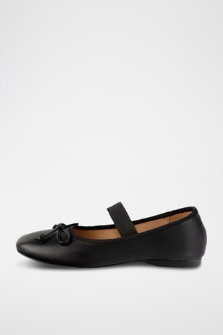 Leren Mary Janes Under Paris Sky - Zwart