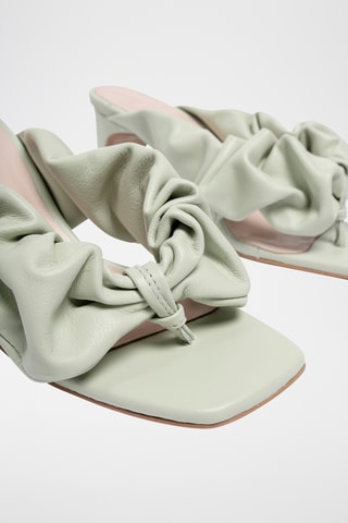 Leren Sandalen met Hak Oh Sheila - Lichtgroen