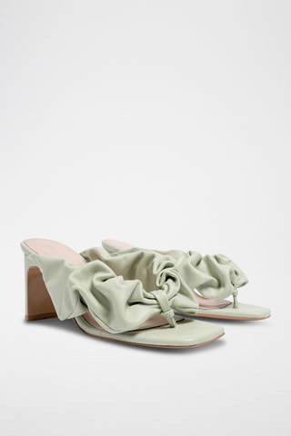 Leren Sandalen met Hak Oh Sheila - Lichtgroen