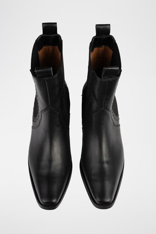 Leren Chelsea Boots Peacemaker - Zwart