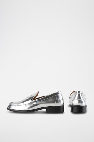 Leren Mocassins Good Advice - Zilverkleurig