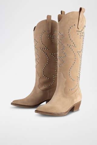 Nubuck Laarzen Flames of Love - Camel
