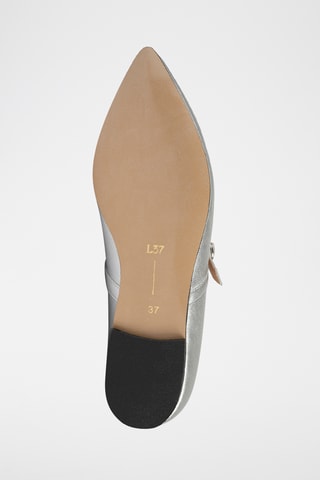 Leren Mary Janes Different Part - Zilverkleurig 