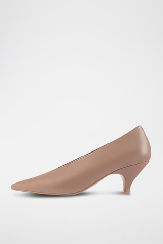Leren Pumps Wonderful One - Nude