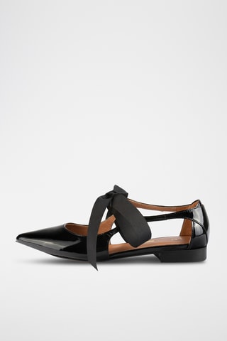 Lakleren Mary Janes Summer Break - Zwart