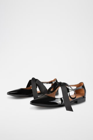Lakleren Mary Janes Summer Break - Zwart