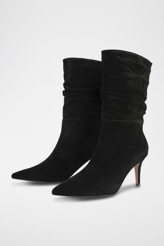 Nubuck Enkellaarzen Charming Elf - Zwart