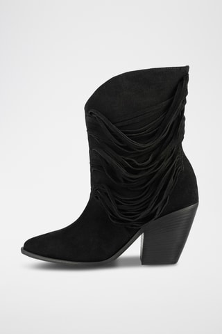 Nubuck Enkellaarzen One of the Girls - Zwart 