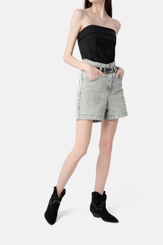 Nubuck Enkellaarzen Texas - Zwart
