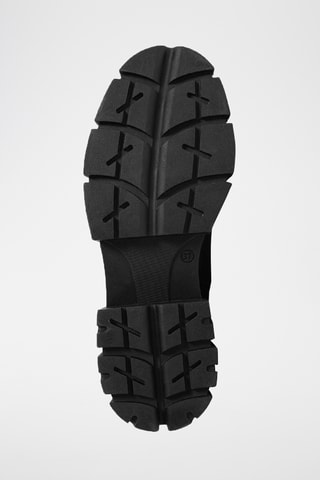 Leren Platform Mocassins Masterpiece - Zwart