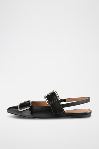Leren Ballerina's Rodeo Drive - Zwart