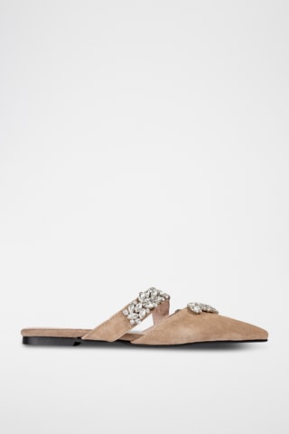 Nubuck Muiltjes Sparks Fly - Nude