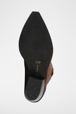 Nubuck Enkellaarzen Alabama - Bruin