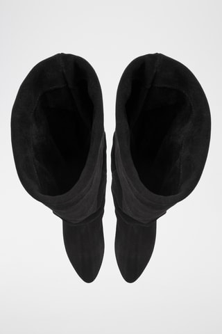 Nubuck Lieslaarzen Mixed Feelings - Zwart 