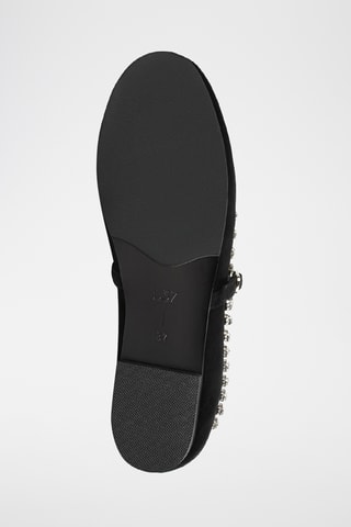 Nubuck Mary Janes Love Affair - Zwart 