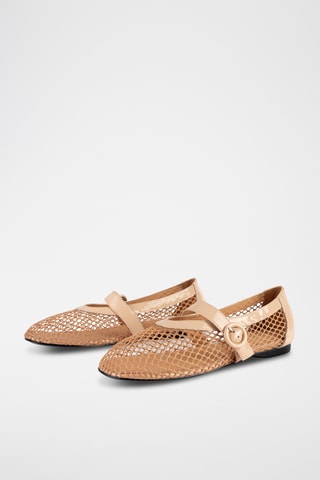 Lakleren Mary Janes Spend My Day - Nude