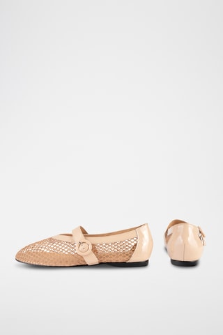 Lakleren Mary Janes Spend My Day - Nude