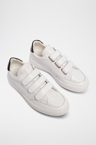 Leren Sneakers Hold On - Wit